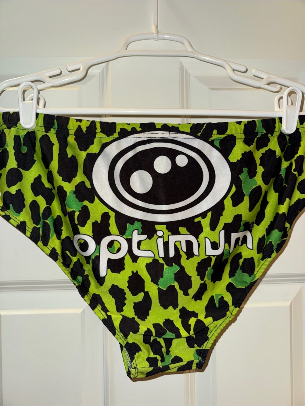 Men’s Performance Swim Briefs - Neon Green Camo by Optimum - Picture 3 of 3